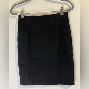 Mario Serrani Italy Charcoal Gray Lined Pencil Skirt size S